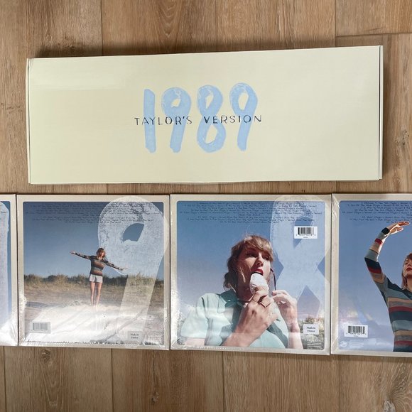 Taylor Swift 1989 Vinyl Set of 4 with Film Strip Display Shelves - Picture 12 of 16
